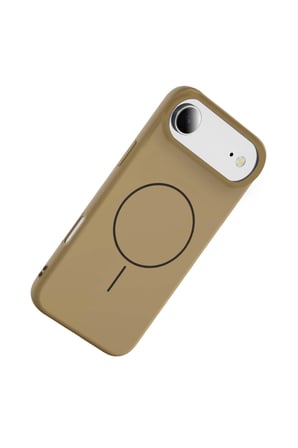 Fuchsia iPhone 17 Air ile Uyumlu Jully Kablosuz Şarj Özellikli Kapak - Çöl Titanyum