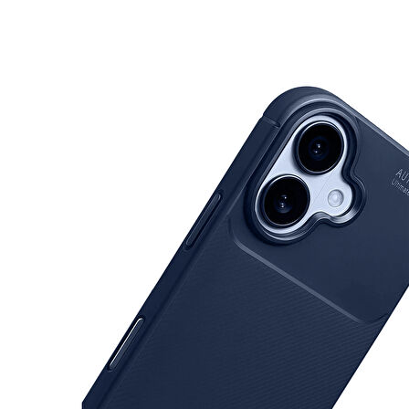 iPhone 17 Kılıf Focus Carbon Silikon Kapak
