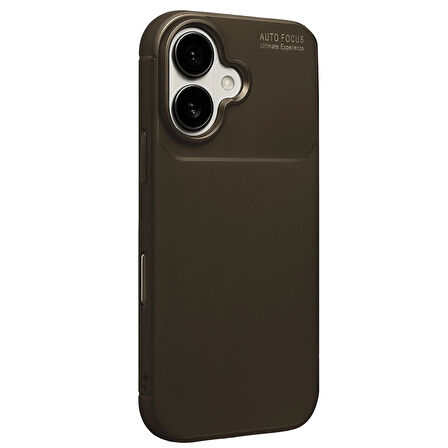 iPhone 17 Kılıf Focus Carbon Silikon Kapak