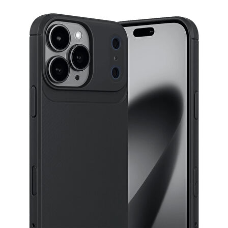 iPhone 17 Pro Kılıf Focus Carbon Silikon Kapak