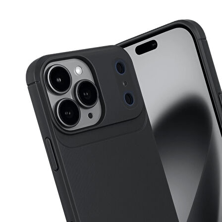iPhone 17 Pro Kılıf Focus Carbon Silikon Kapak