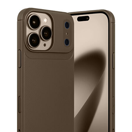 iPhone 17 Pro Kılıf Focus Carbon Silikon Kapak