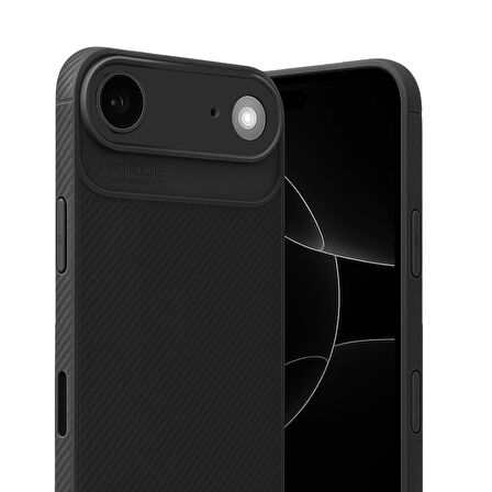 iPhone 17 Air Kılıf Focus Carbon Silikon Kapak