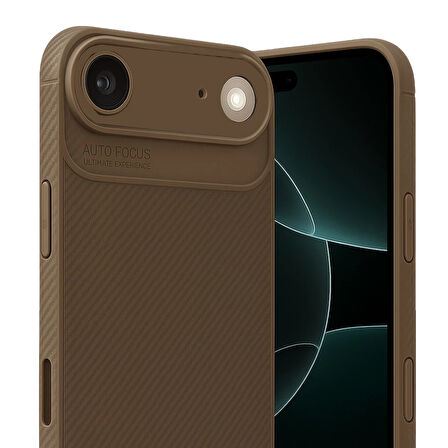 iPhone 17 Air Kılıf Focus Carbon Silikon Kapak