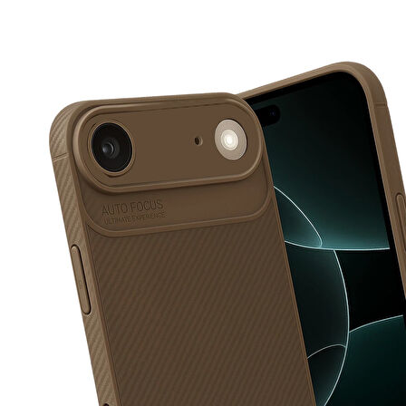 iPhone 17 Air Kılıf Focus Carbon Silikon Kapak