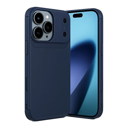 iPhone 17 Pro Max Kılıf Focus Carbon Silikon Kapak