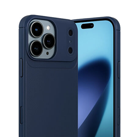 iPhone 17 Pro Max Kılıf Focus Carbon Silikon Kapak