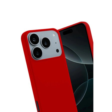 iPhone 17 Pro Max First Silikon - Kırmızı