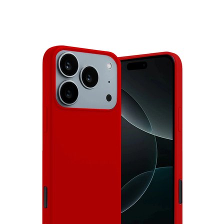 iPhone 17 Pro Max First Silikon - Kırmızı
