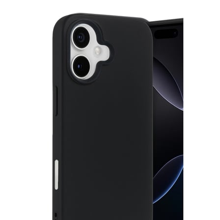 iPhone 17 Nano İçi Kadife Silikon - Siyah