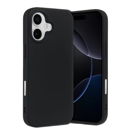 iPhone 17 Nano İçi Kadife Silikon - Siyah