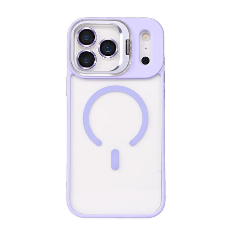 iPhone 17 Pro Kılıf Remim Magsafe Lensli Kamera Standlı Kapak
