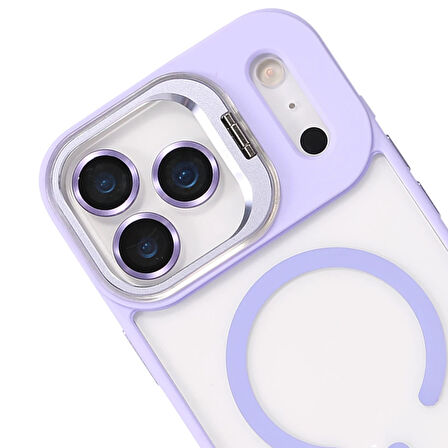 iPhone 17 Pro Kılıf Remim Magsafe Lensli Kamera Standlı Kapak