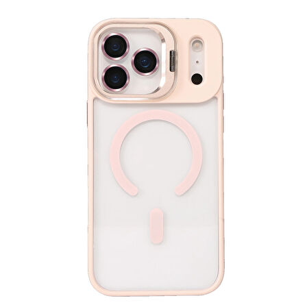 iPhone 17 Pro Max Kılıf Remim Magsafe Lensli Kamera Standlı Kapak
