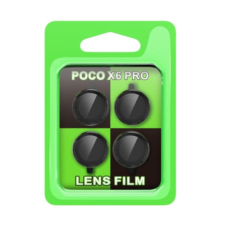 Newface Xiaomi Poco X6 Pro Raze Metal Kamera Lens - Siyah