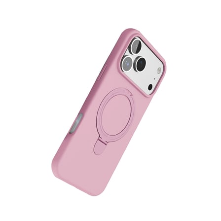 iPhone 17 Pro Regal Magsafe Standlı Kapak - Açık Pembe