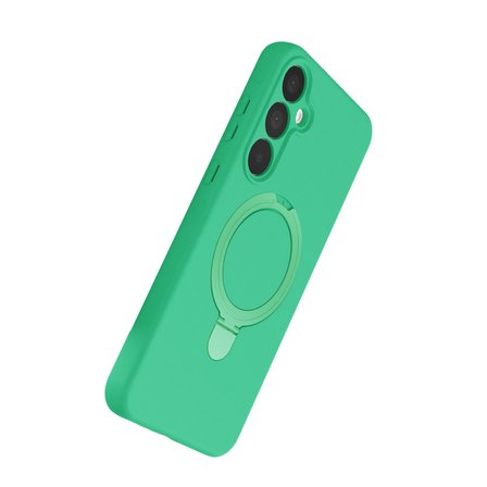 Newface Samsung Galaxy A15 4G Regal Magsafe Standlı Kapak - Yeşil