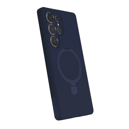 Samsung Galaxy S23 Ultra Regal Magsafe Standlı Kapak - Lacivert