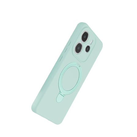 Xiaomi Redmi Note 14 4g Regal Magsafe Standlı Kapak - Su Yeşili