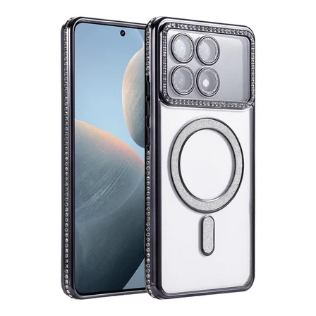 Newface Xiaomi Poco X6 Pro Joke Simli Magneticsafe Kılıf - Siyah