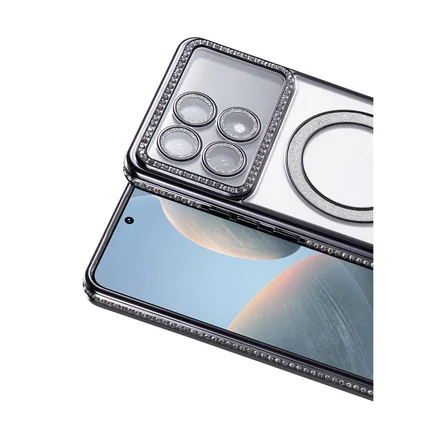 Newface Xiaomi Poco X6 Pro Joke Simli Magneticsafe Kılıf - Siyah