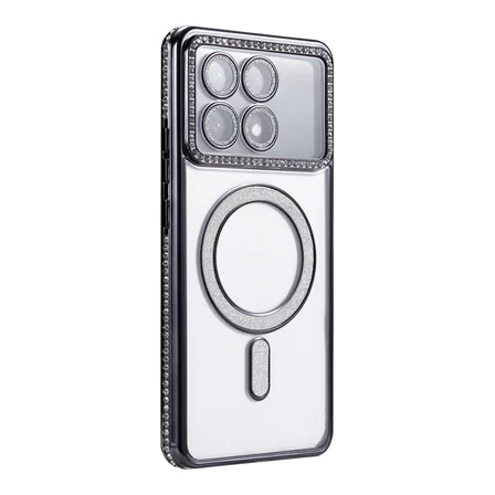 Newface Xiaomi Poco X6 Pro Joke Simli Magneticsafe Kılıf - Siyah