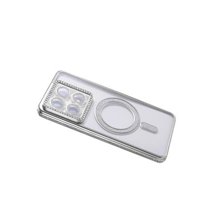 Xiaomi Uyumlu Mi 14t Pro Joke Simli Magneticsafe Kılıf - Gümüş