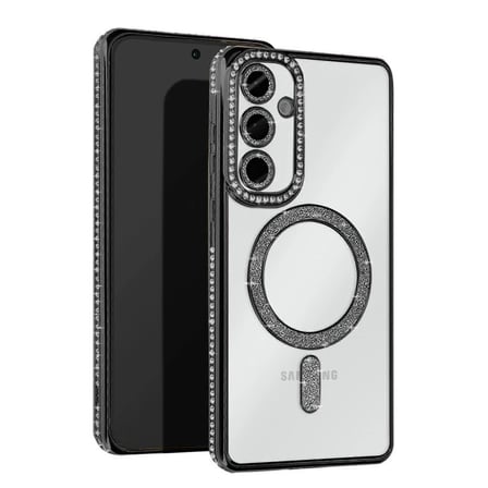 Newface Samsung Galaxy A26 Joke Simli Magneticsafe Kılıf - Siyah