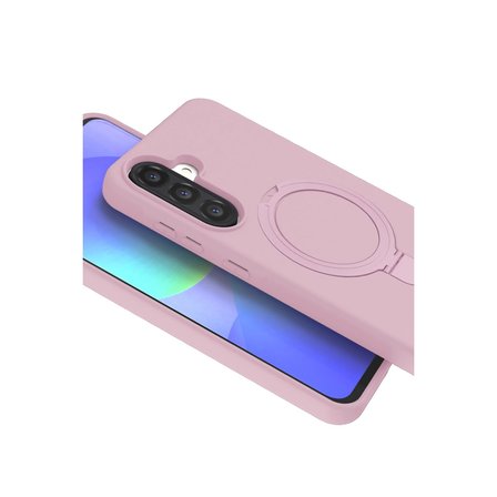 Samsung Galaxy A17 5g Regal Magsafe Standlı Kapak - Açık Pembe