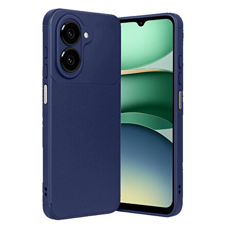 Samsung Galaxy A07 Kılıf Focus Carbon Silikon Kapak