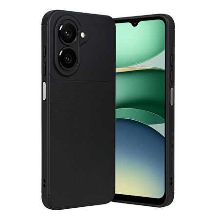 Samsung Galaxy A07 Kılıf Focus Carbon Silikon Kapak