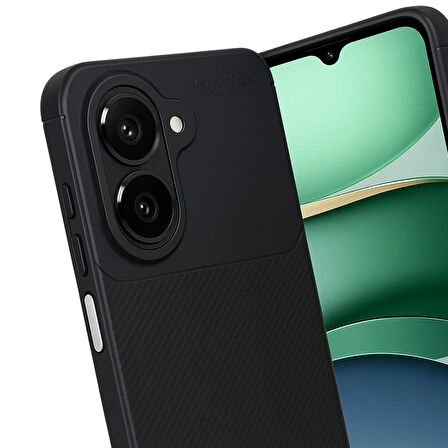 Samsung Galaxy A07 Kılıf Focus Carbon Silikon Kapak