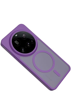 Fuchsia Xiaomi Mi 15 Ultra ile Uyumlu Jota Kablosuz Şarj Özellikli Kapak - Derin Mor