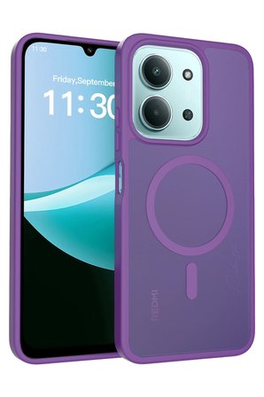 Fuchsia Xiaomi Redmi 15C 4G ile Uyumlu Jota Kablosuz Şarj Özellikli Kapak - Derin Mor