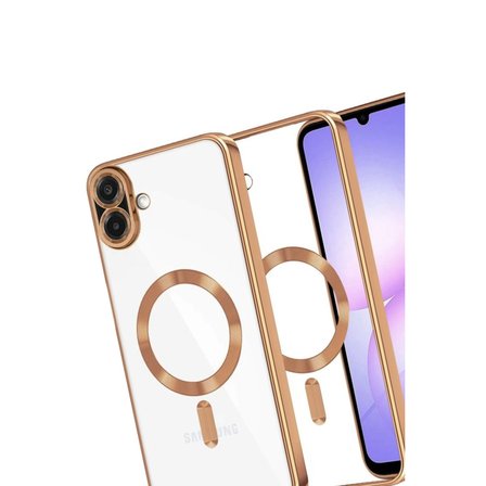 Newface Samsung Galaxy A07 4G Kross Magneticsafe Kapak - Çöl Titanyum
