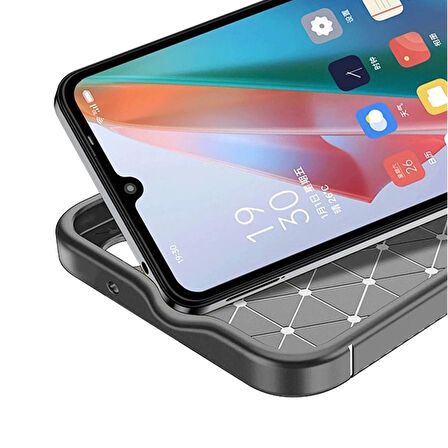 Newface Auto Focus Samsung Galaxy A06 Karbon Kılıf - Gri