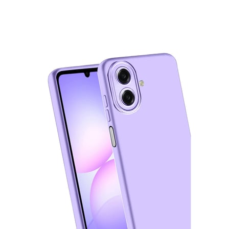 Samsung Galaxy A07 4g Nano İçi Kadife Silikon - Lila