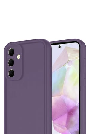 Newface Samsung Galaxy A17 5G Viera Silikon - Mürdüm