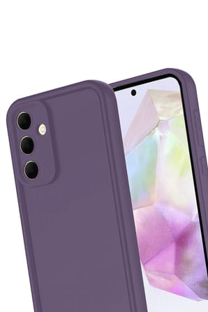 Newface Samsung Galaxy A17 5G Viera Silikon - Mürdüm