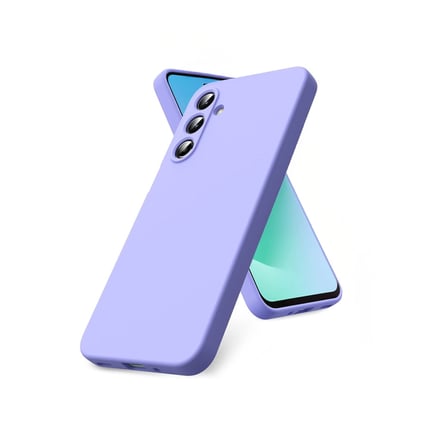 Samsung Uyumlu Galaxy S25 Fe Nano İçi Kadife Silikon - Lila