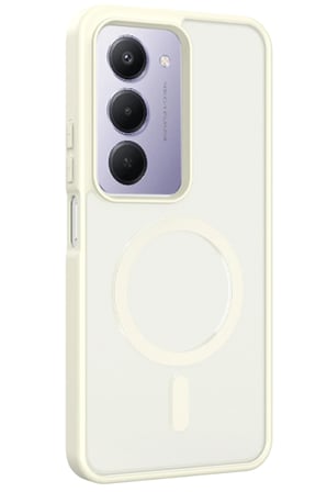 Fuchsia Xiaomi Redmi 15 4G ile Uyumlu Jota Magsafe Kapak - Şeffaf