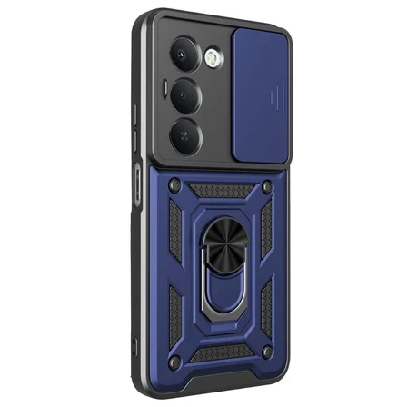 Xiaomi Uyumlu Redmi 15 4g Pars Lens Yüzüklü Silikon - Lacivert