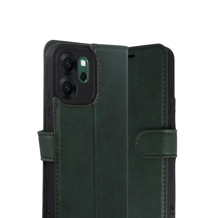 Newface Oppo Reno 14F Trend S Plus Kapaklı Kılıf - Yeşil