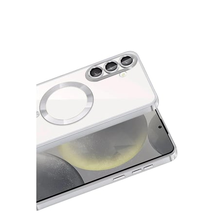 Samsung Uyumlu Galaxy S26 Kross Magneticsafe Kapak - Gümüş