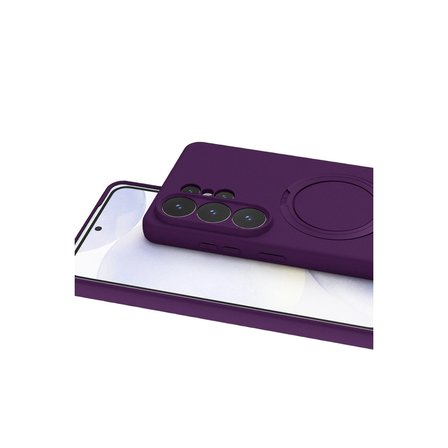 Samsung Galaxy S26 Ultra Regal Magsafe Standlı Kapak - Derin Mor