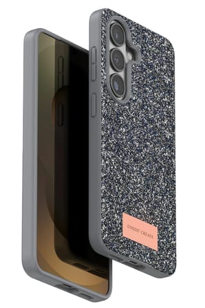 Onegif Samsung Galaxy S26 Plus Bright Simli Kapak - Gümüş