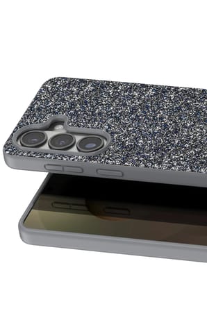 Onegif Samsung Galaxy S26 Plus Bright Simli Kapak - Gümüş