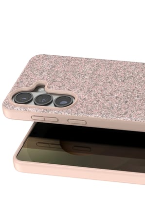 Onegif Samsung Galaxy S26 Plus Bright Simli Kapak - Pembe