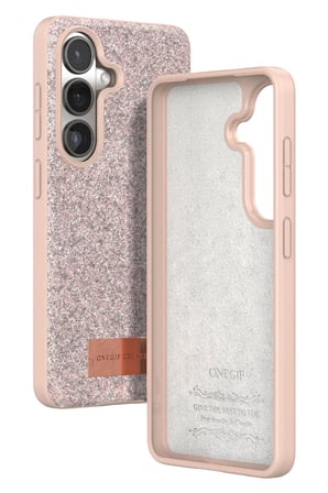Onegif Samsung Galaxy S26 Plus Bright Simli Kapak - Pembe