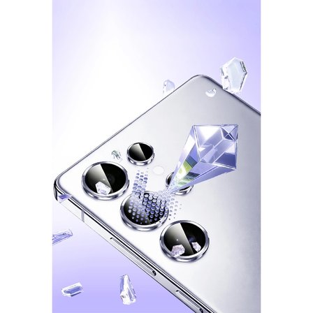 Samsung Uyumlu Galaxy S26 Ultra Bilvis Titan Kamera Lens - Gümüş
